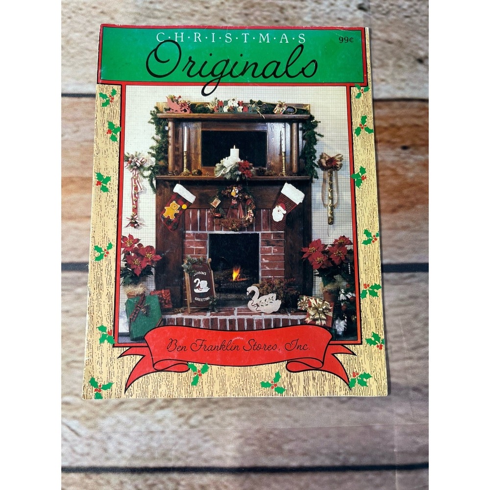Vintage 1988 Christmas Originals Ben Franklin Stores Craft Pattern Magazine